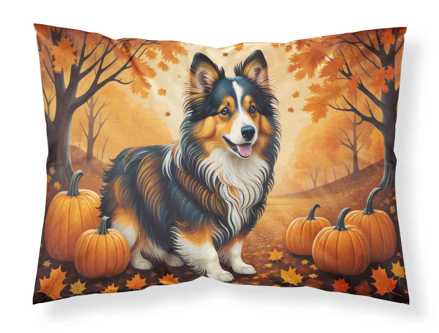 Buy this Sheltie Fall Fabric Standard Pillowcase