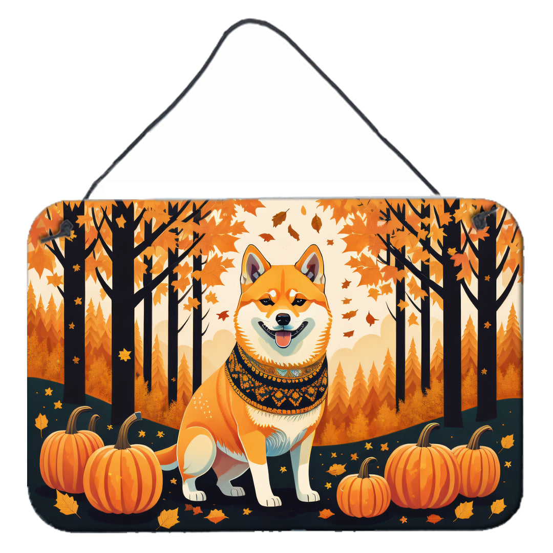 Buy this Shiba Inu Fall Wall or Door Hanging Prints