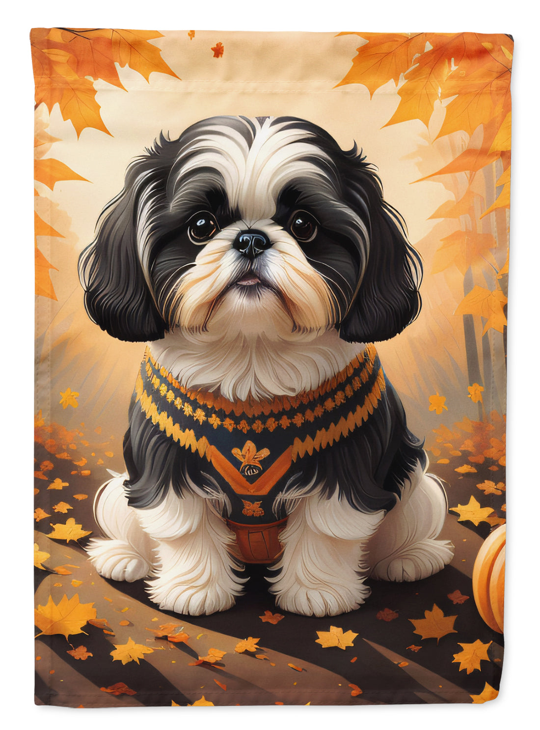 Buy this Shih Tzu Fall House Flag