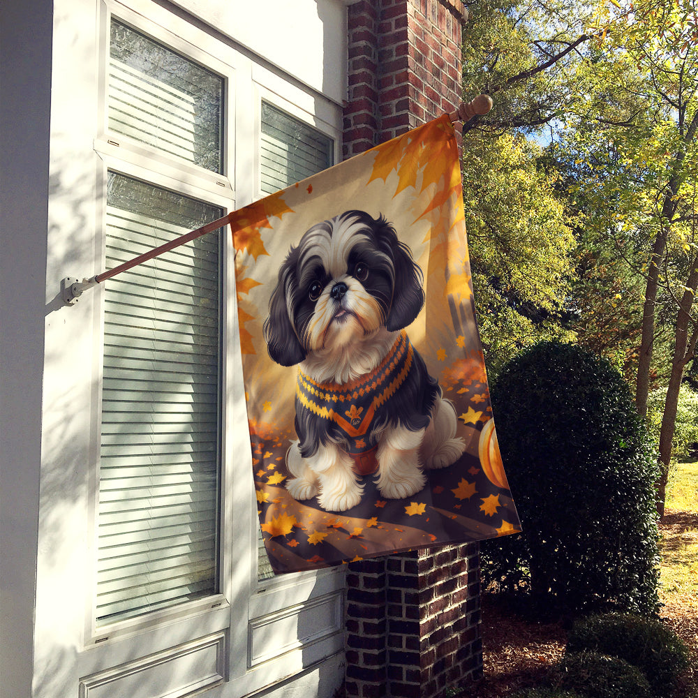 Buy this Shih Tzu Fall House Flag