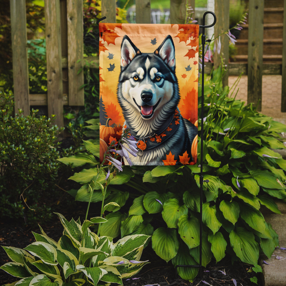 Siberian Husky Fall Garden Flag  the-store.com.