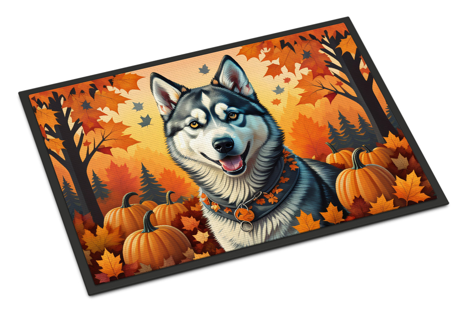 Buy this Siberian Husky Fall Indoor or Outdoor Mat 24x36