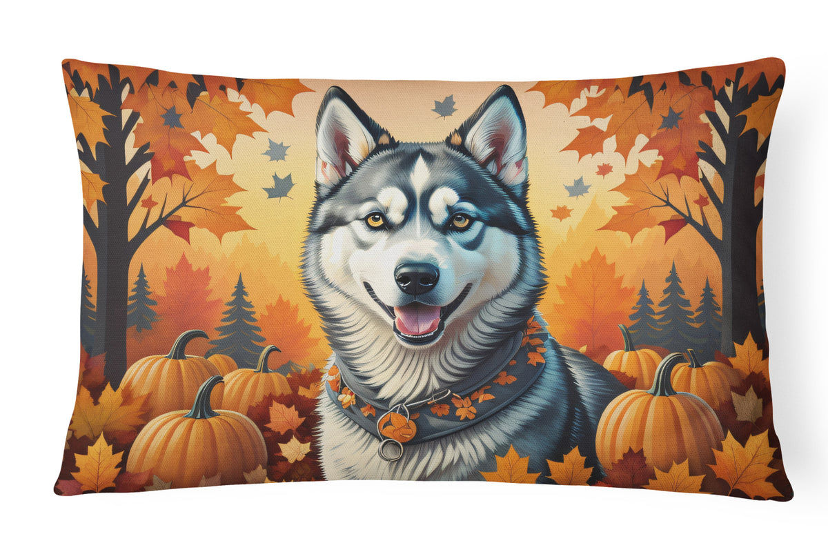 Buy this Siberian Husky Fall Fabric Decorative Pillow