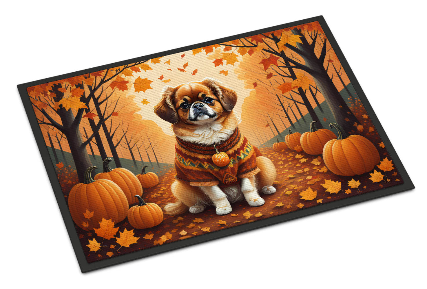 Buy this Tibetan Spaniel Fall Doormat 18x27