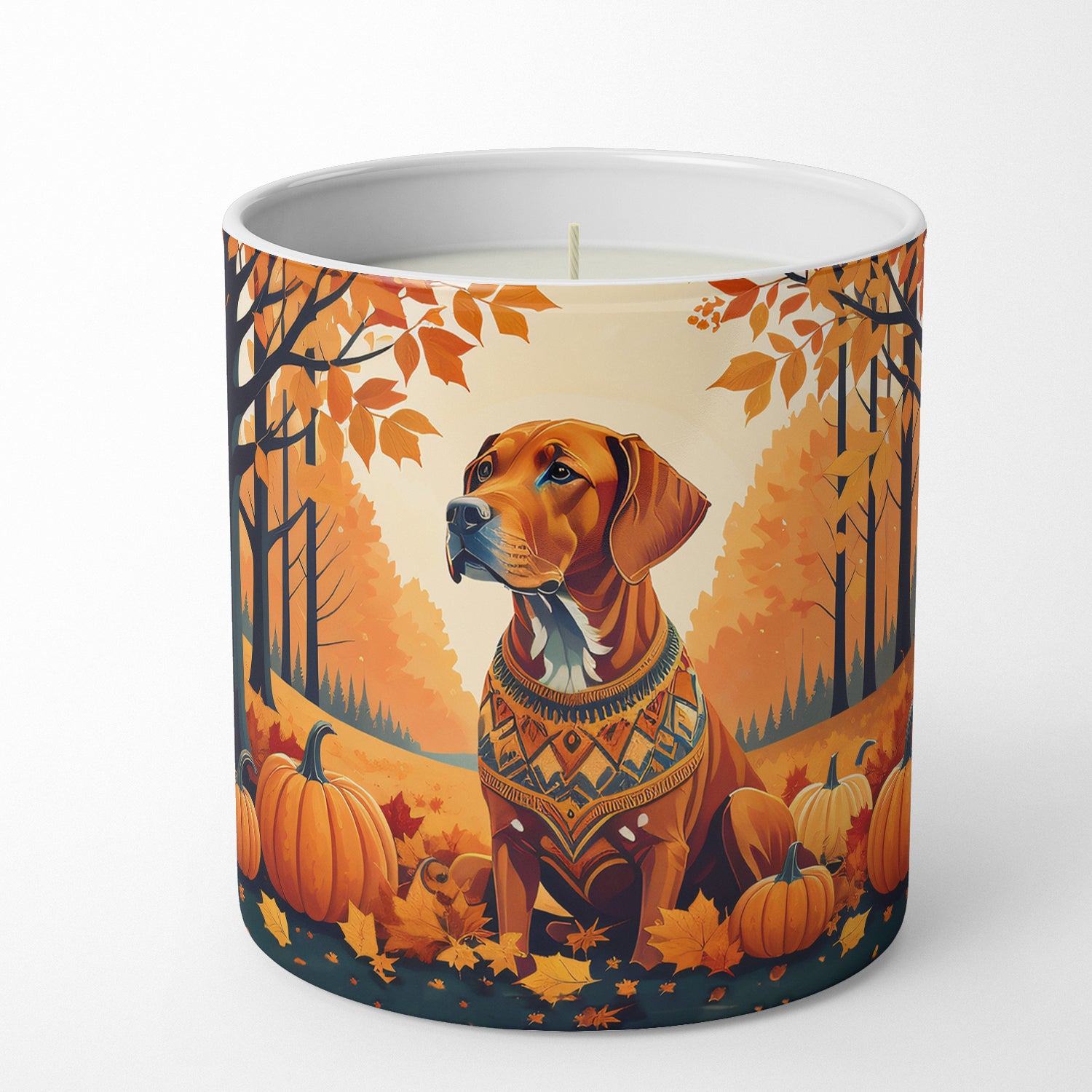 Buy this Vizsla Fall Decorative Soy Candle