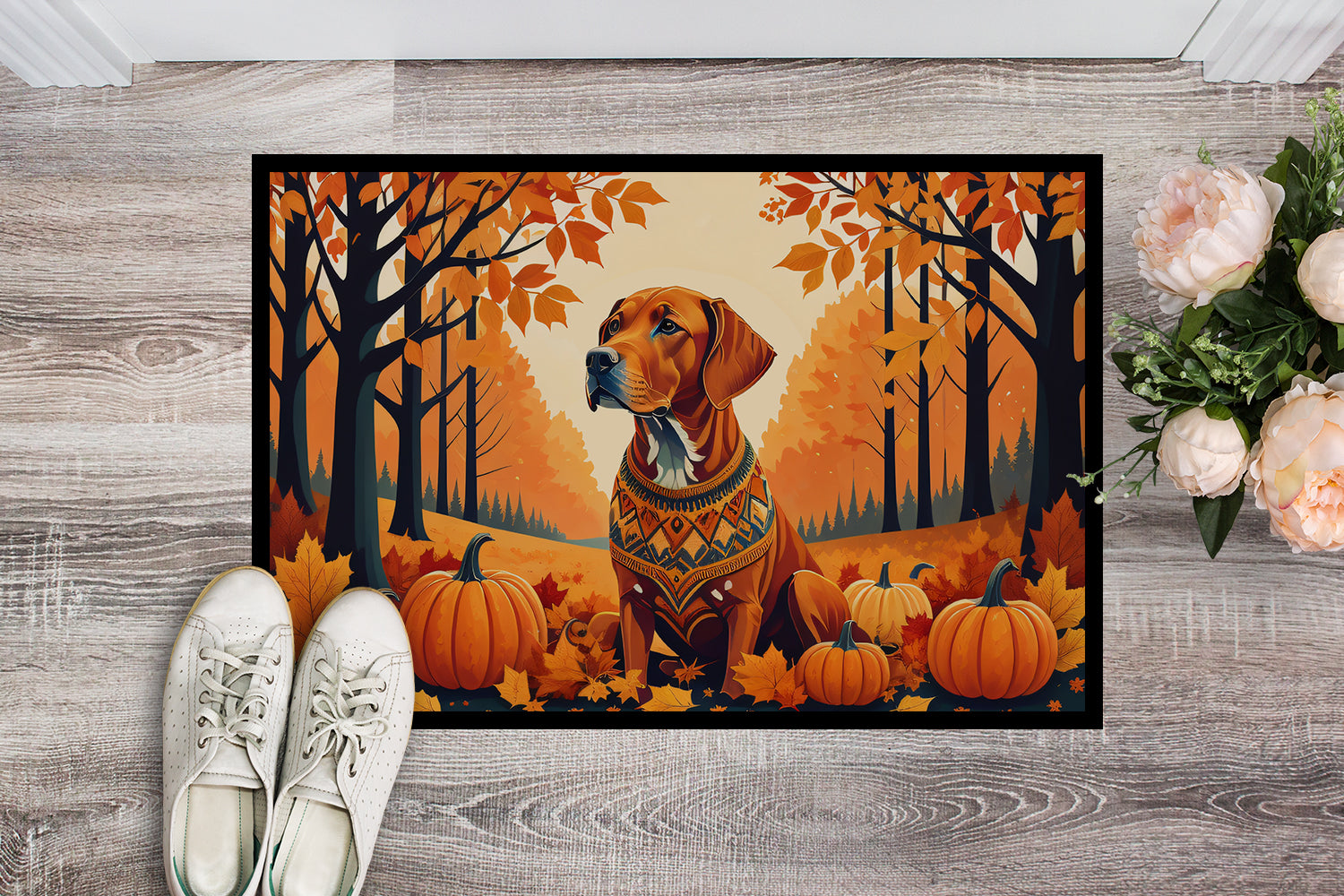 Buy this Vizsla Fall Indoor or Outdoor Mat 24x36