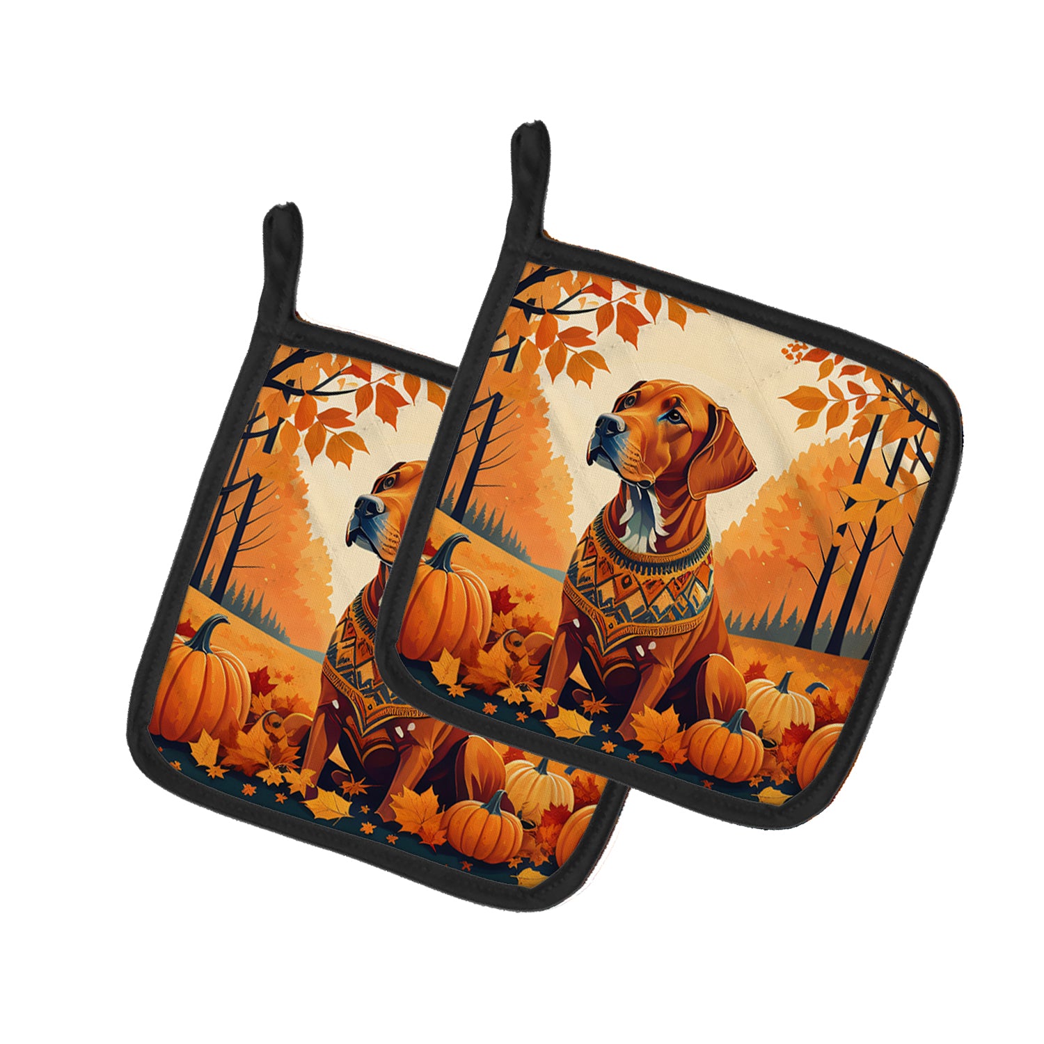 Buy this Vizsla Fall Pair of Pot Holders