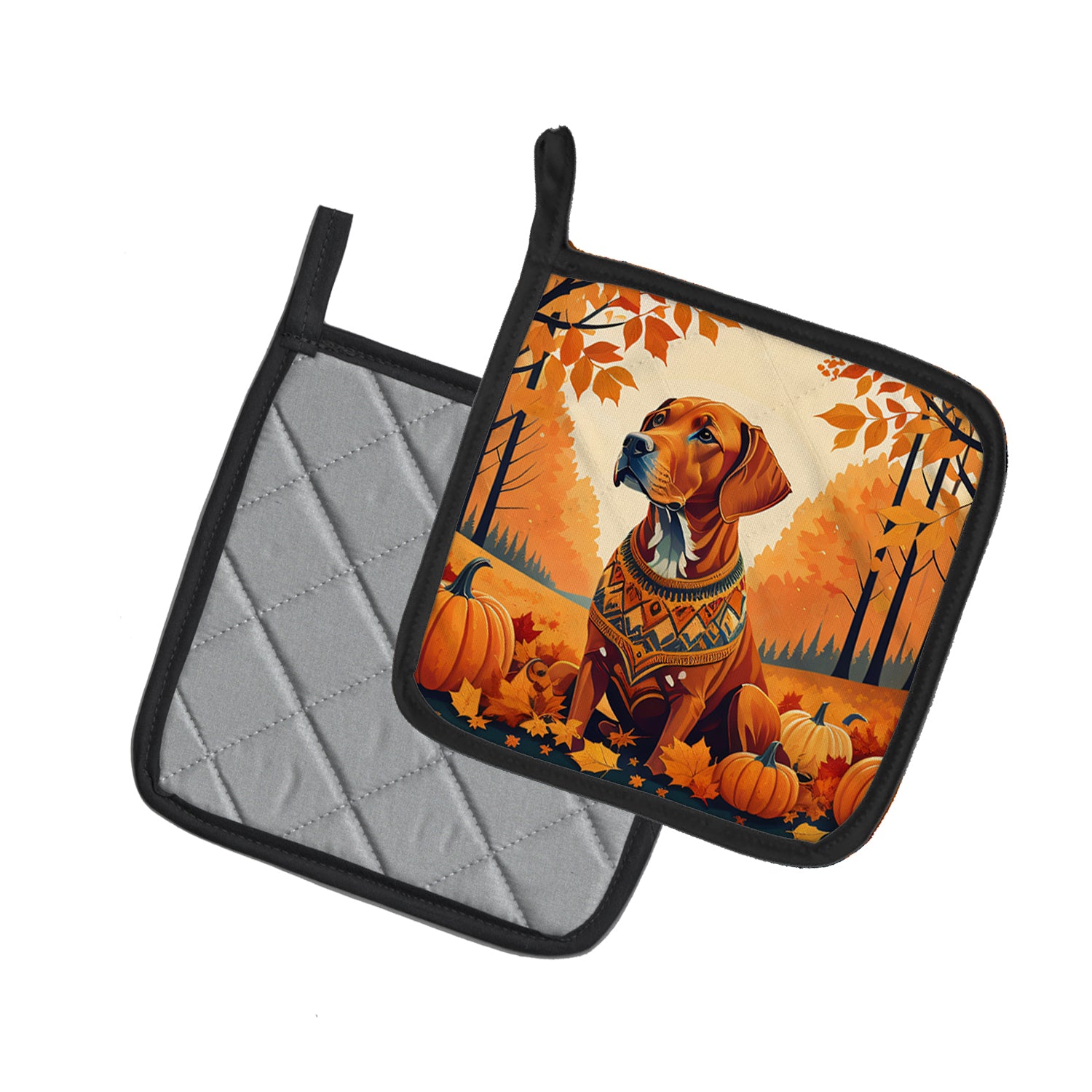 Buy this Vizsla Fall Pair of Pot Holders