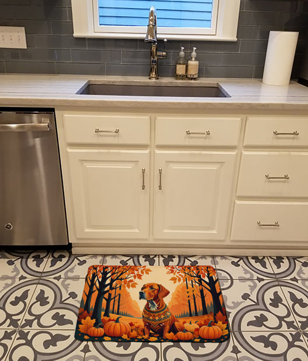 Buy this Vizsla Fall Memory Foam Kitchen Mat