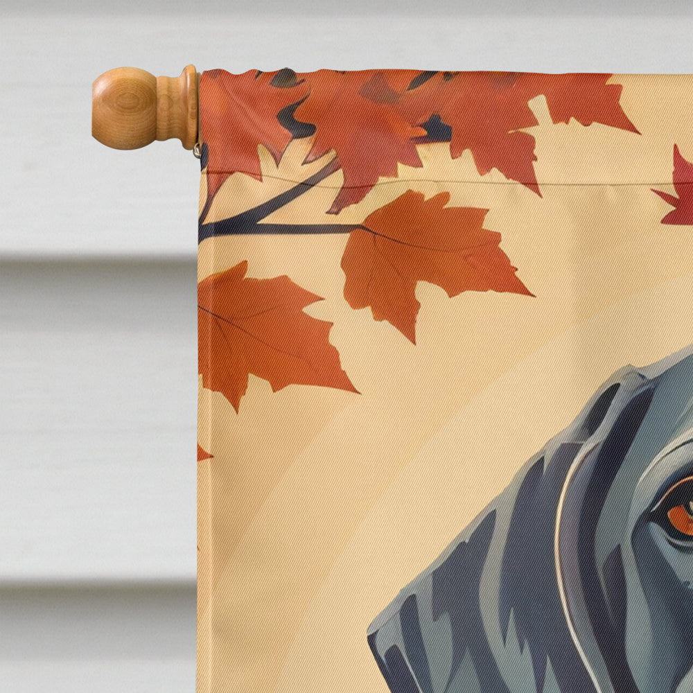 Weimaraner Fall House Flag