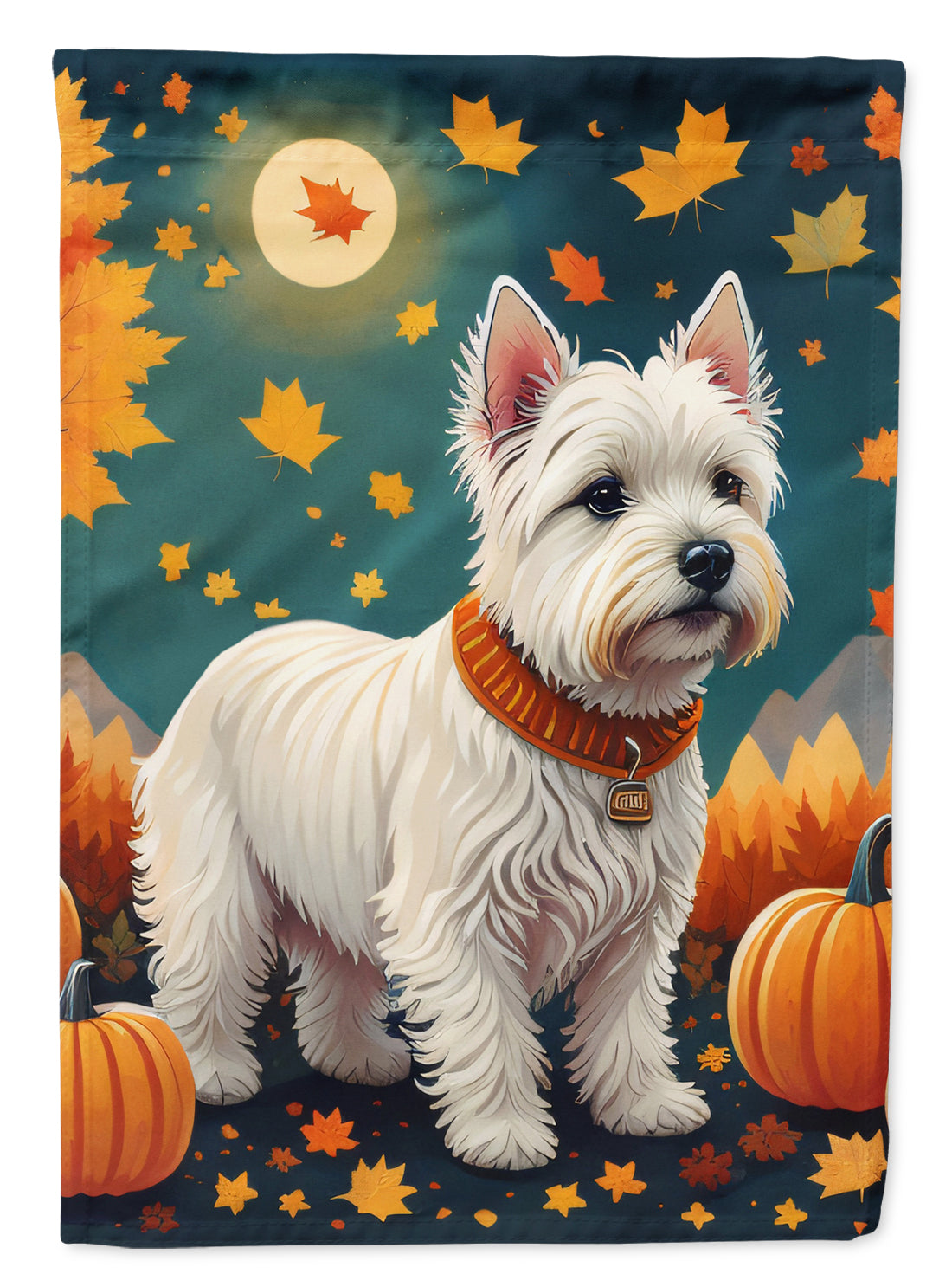 Buy this Westie Fall Garden Flag