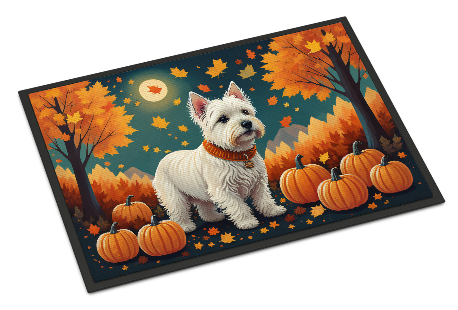 Buy this Westie Fall Indoor or Outdoor Mat 24x36