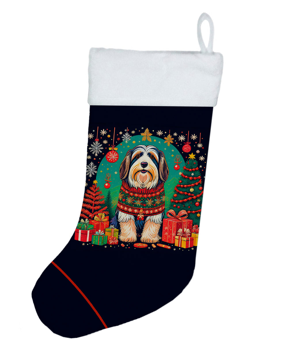 Buy this Bearded Collie Christmas Christmas Stocking