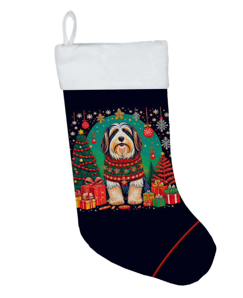 Buy this Bearded Collie Christmas Christmas Stocking