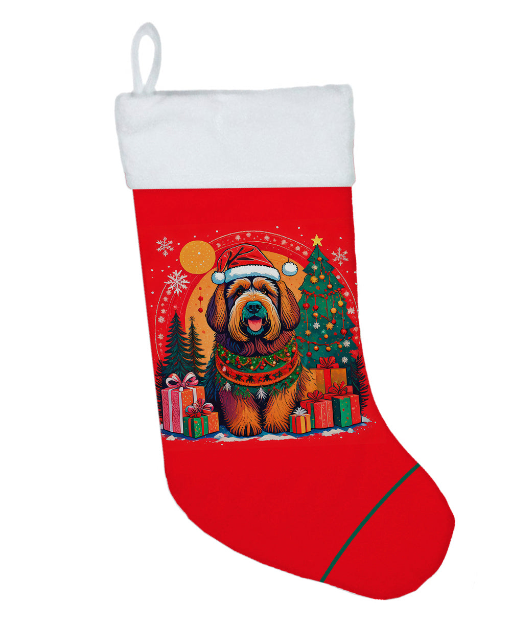 Briard Christmas Christmas Stocking