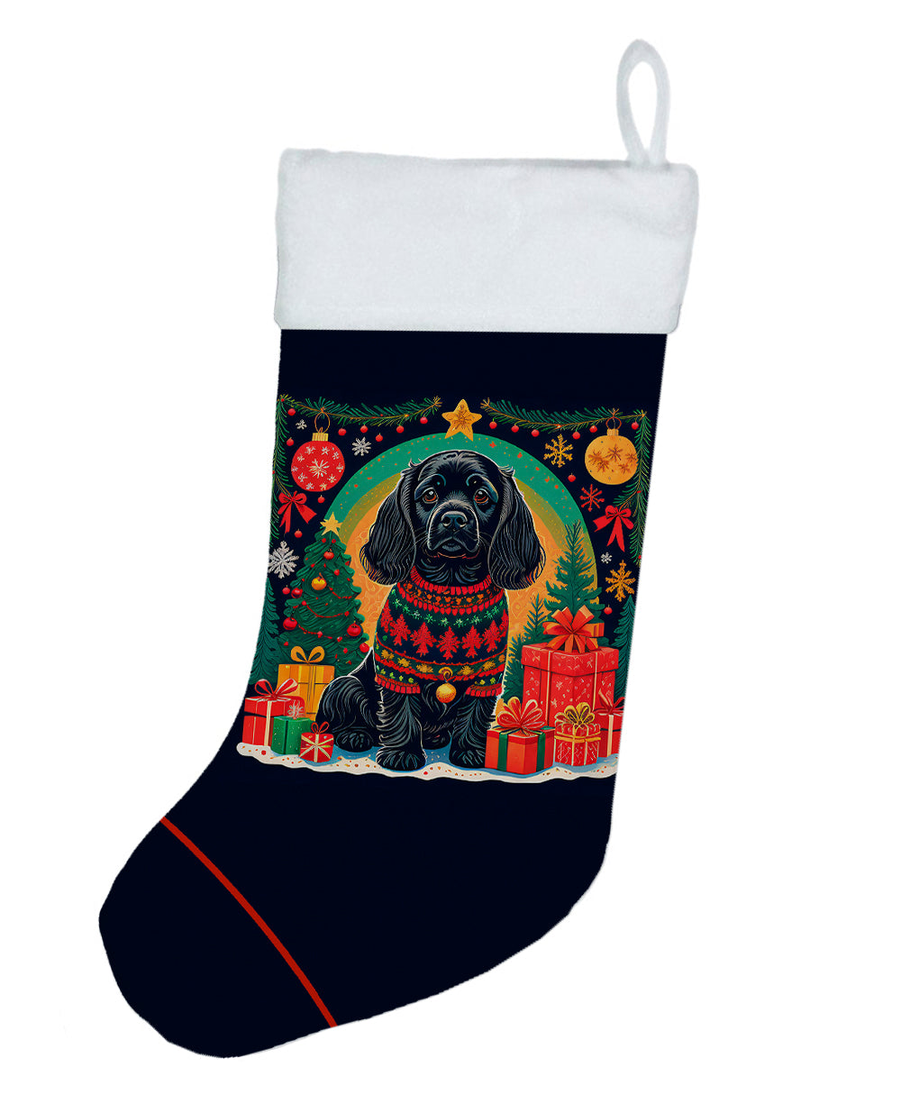 Buy this Black Cocker Spaniel Christmas Christmas Stocking