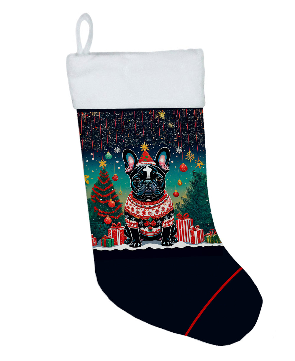 Black French Bulldog Christmas Christmas Stocking