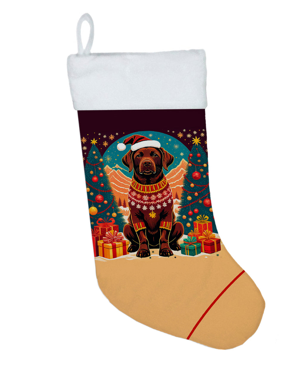 Chocolate Labrador Retriever Christmas Christmas Stocking