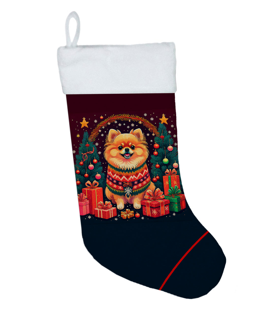 Pomeranian Christmas Christmas Stocking