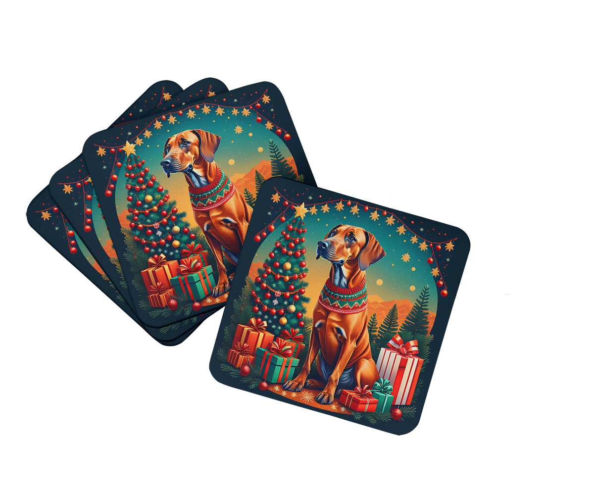 Buy this Rhodesian Ridgeback Christmas Foam Coasters