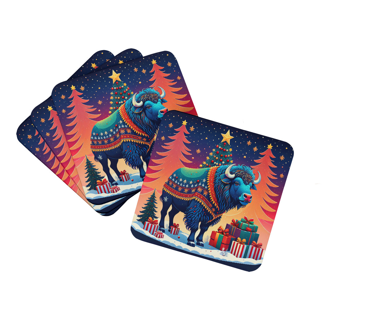 Buy this Buffalo Christmas Foam Coaster Set of 4