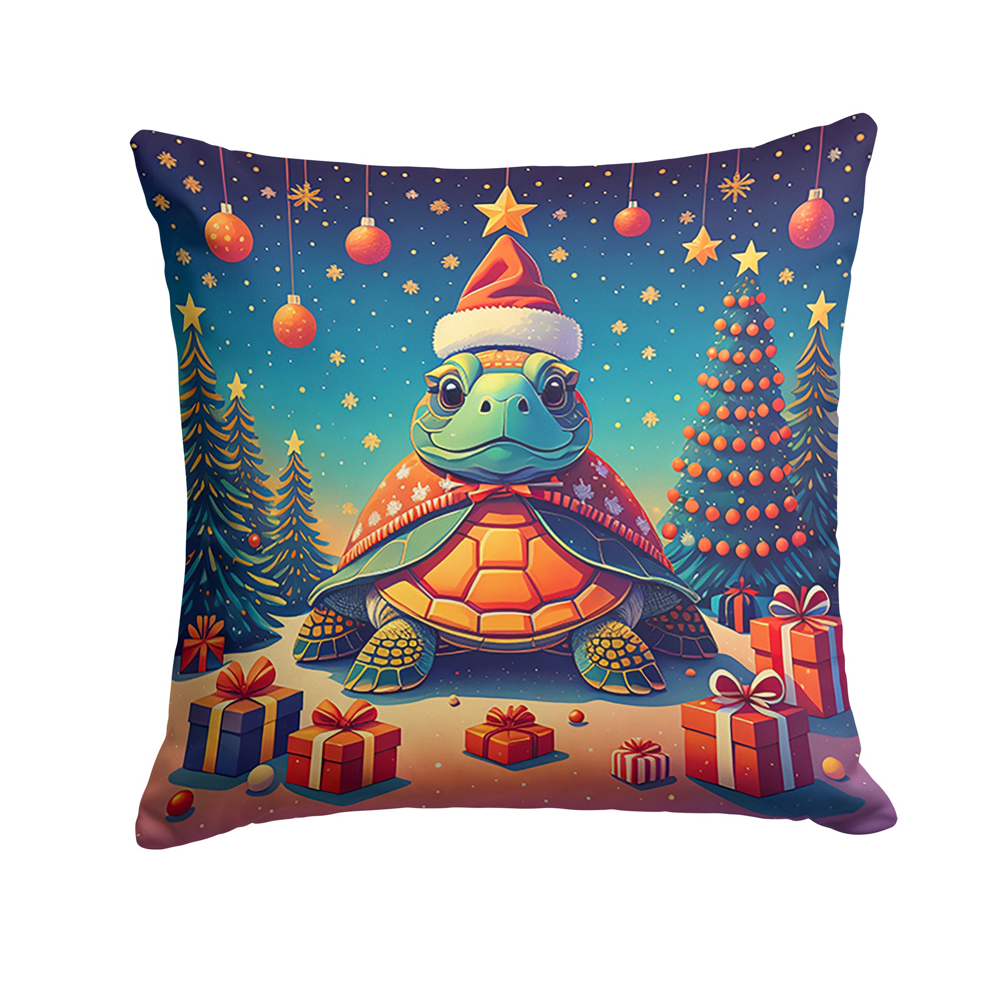 Buy this Turtle Christmas Fabric Decorative Pillow