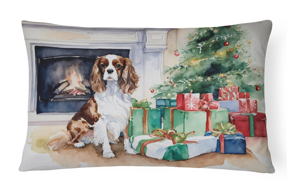 Buy this Cavalier Spaniel Christmas Fabric Decorative Pillow