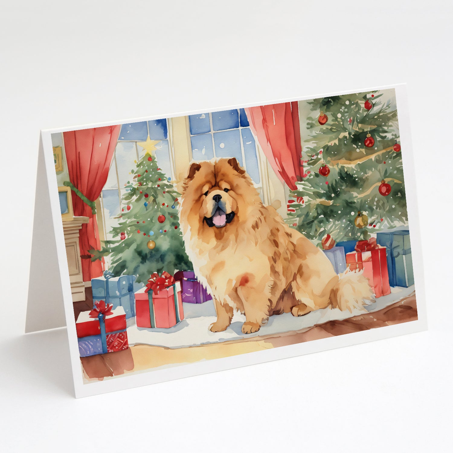 Buy this Chow Chow Christmas Greeting Cards and Envelopes Pack of 8