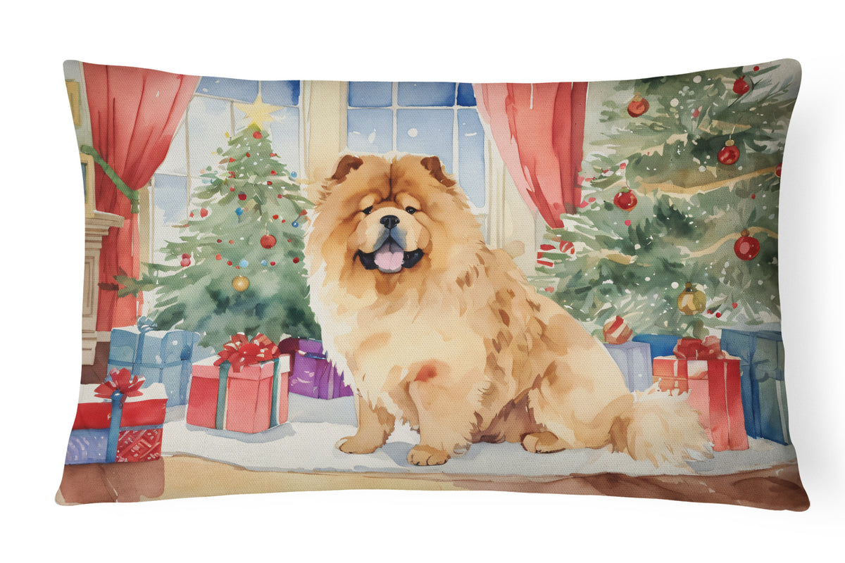 Buy this Chow Chow Christmas Fabric Decorative Pillow