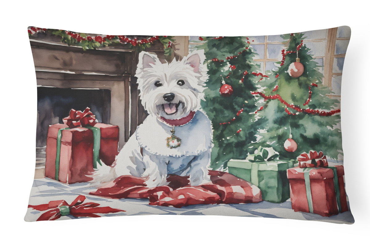 Buy this Westie Christmas Fabric Decorative Pillow