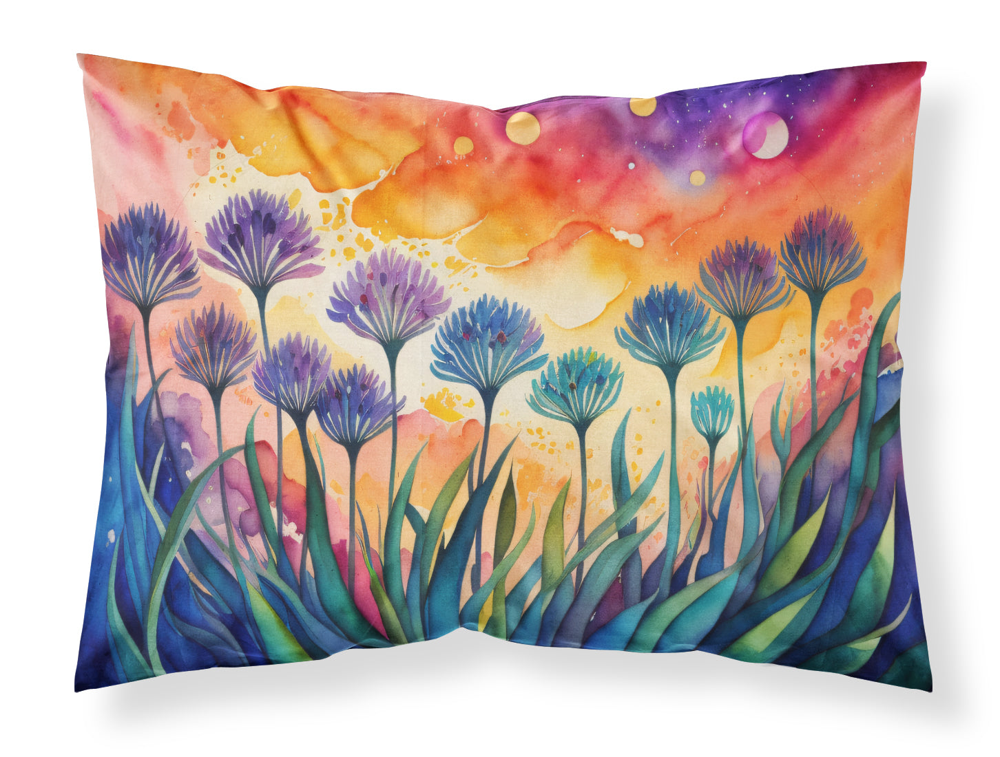 Buy this Agapanthus in Color Fabric Standard Pillowcase