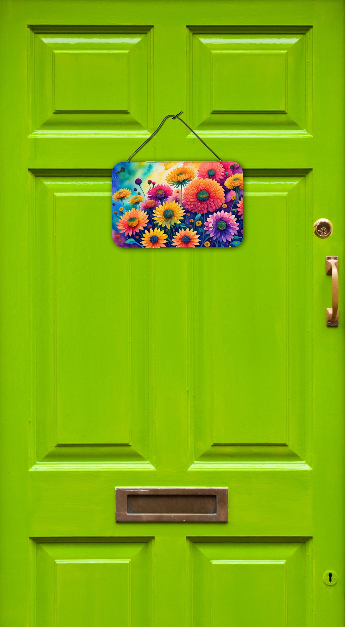 Chrysanthemums in Color Wall or Door Hanging Prints  the-store.com.