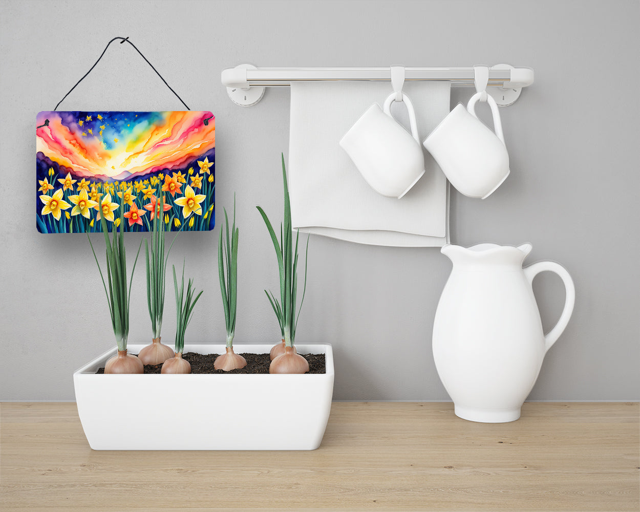 Daffodils in Color Wall or Door Hanging Prints  the-store.com.