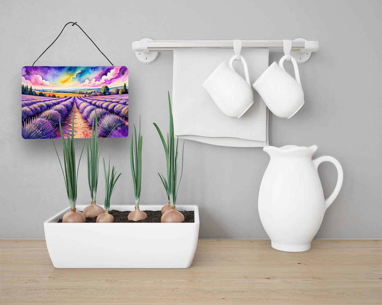 English Lavender in Color Wall or Door Hanging Prints  the-store.com.