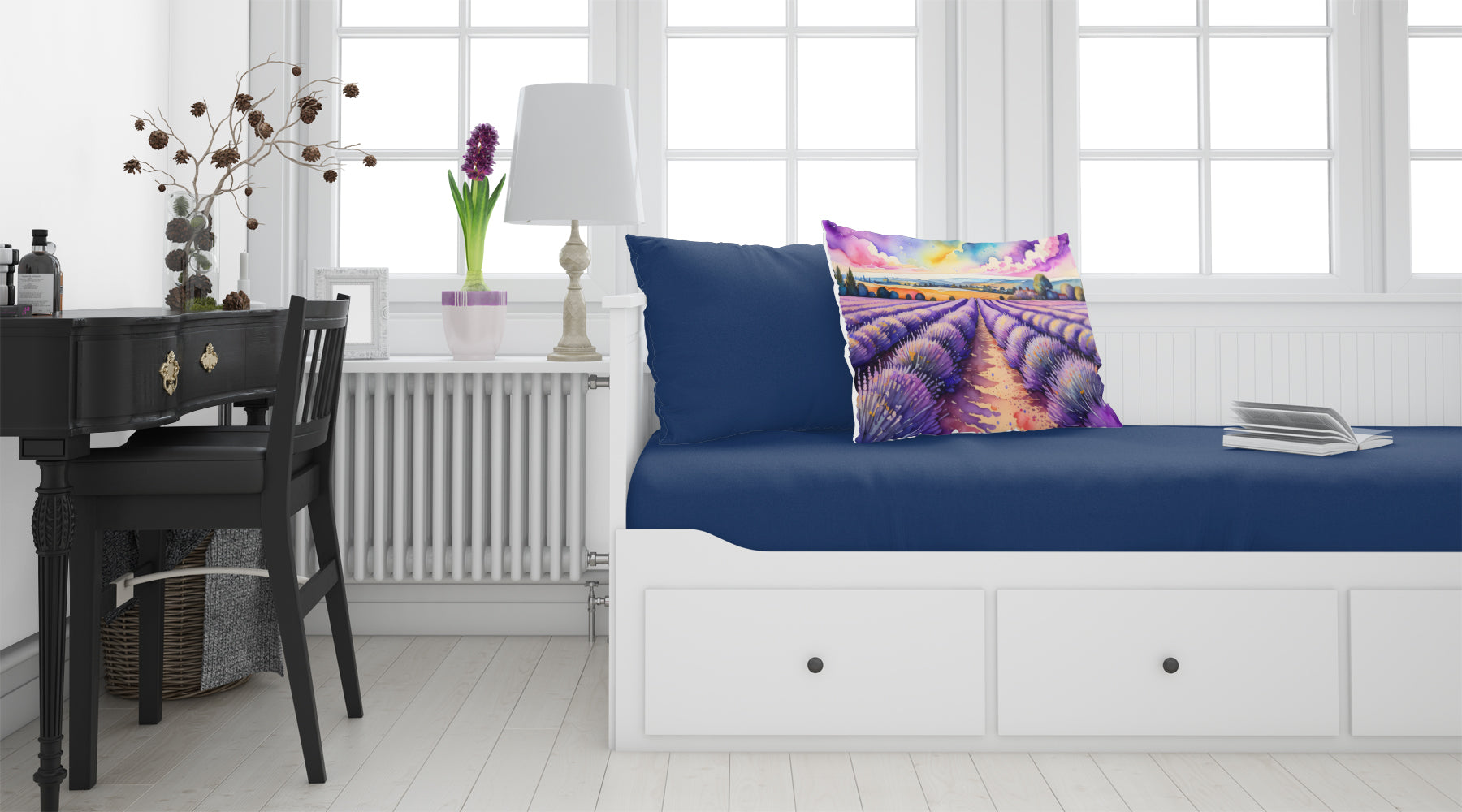 English Lavender in Color Fabric Standard Pillowcase  the-store.com.