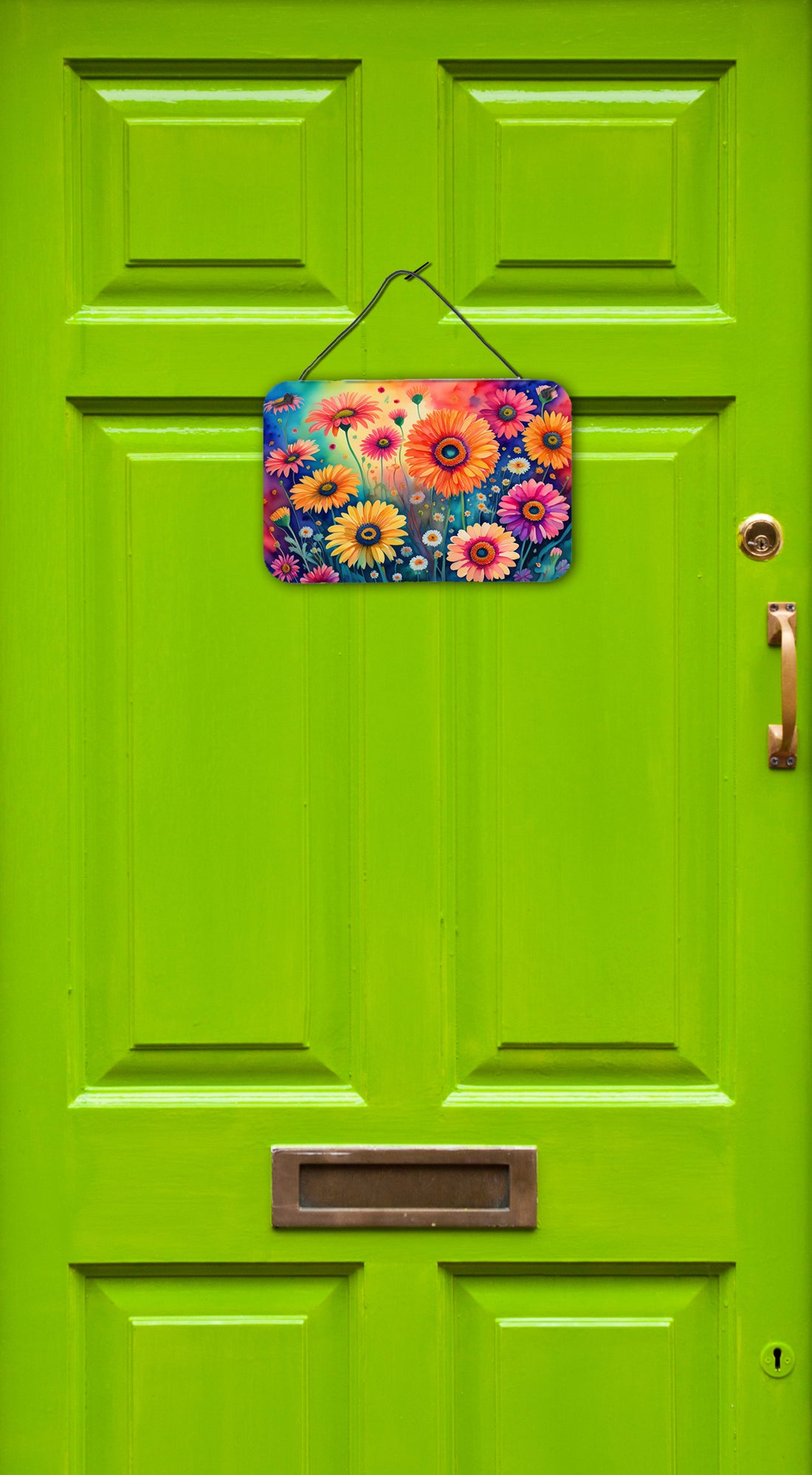 Gerbera Daisies in Color Wall or Door Hanging Prints  the-store.com.