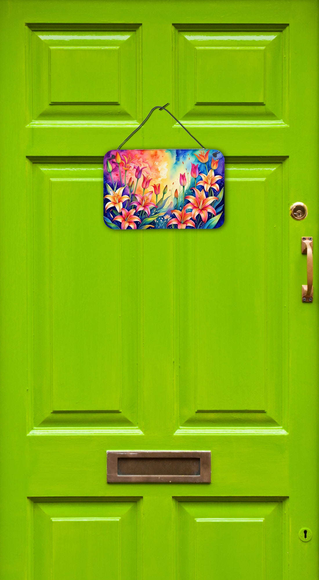 Buy this Lilies in Color Wall or Door Hanging Prints