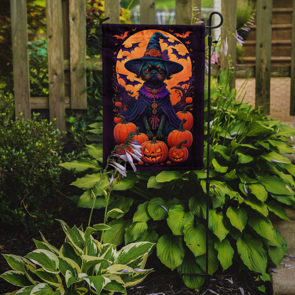 Affenpinscher Witchy Halloween Garden Flag  the-store.com.