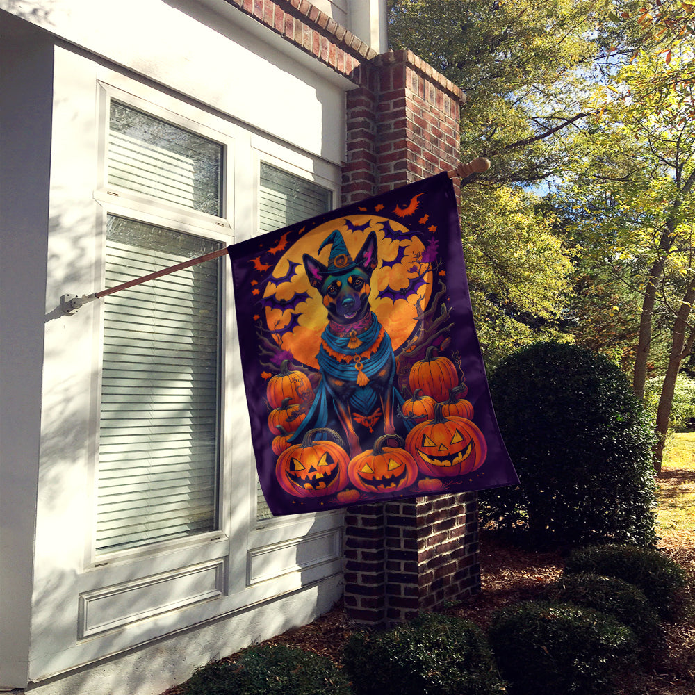 Belgian Malinois Witchy Halloween House Flag  the-store.com.