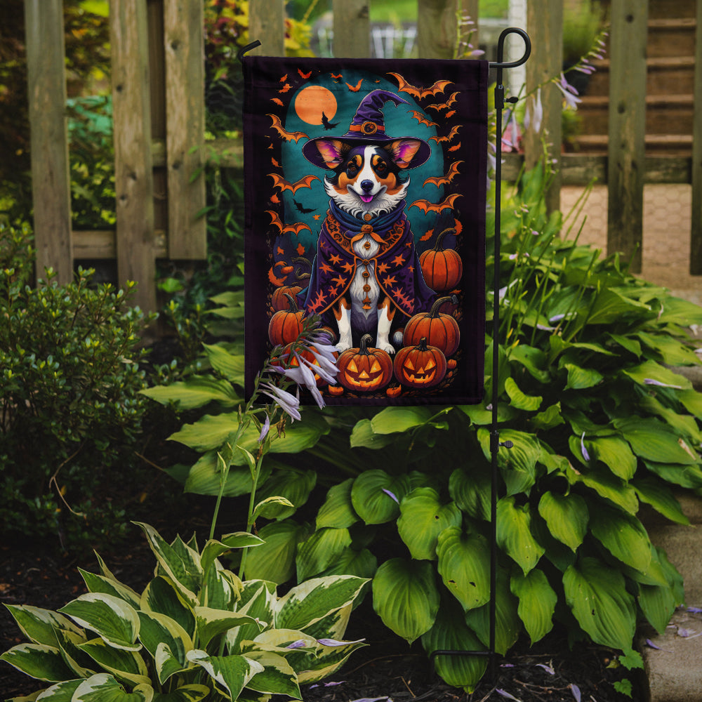 Corgi Witchy Halloween Garden Flag  the-store.com.