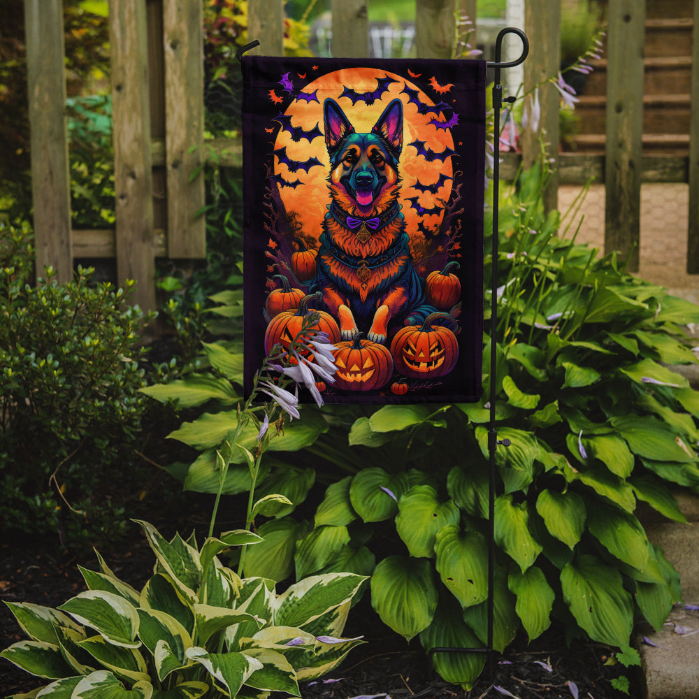 Buy this German Shepherd Witchy Halloween Garden Flag