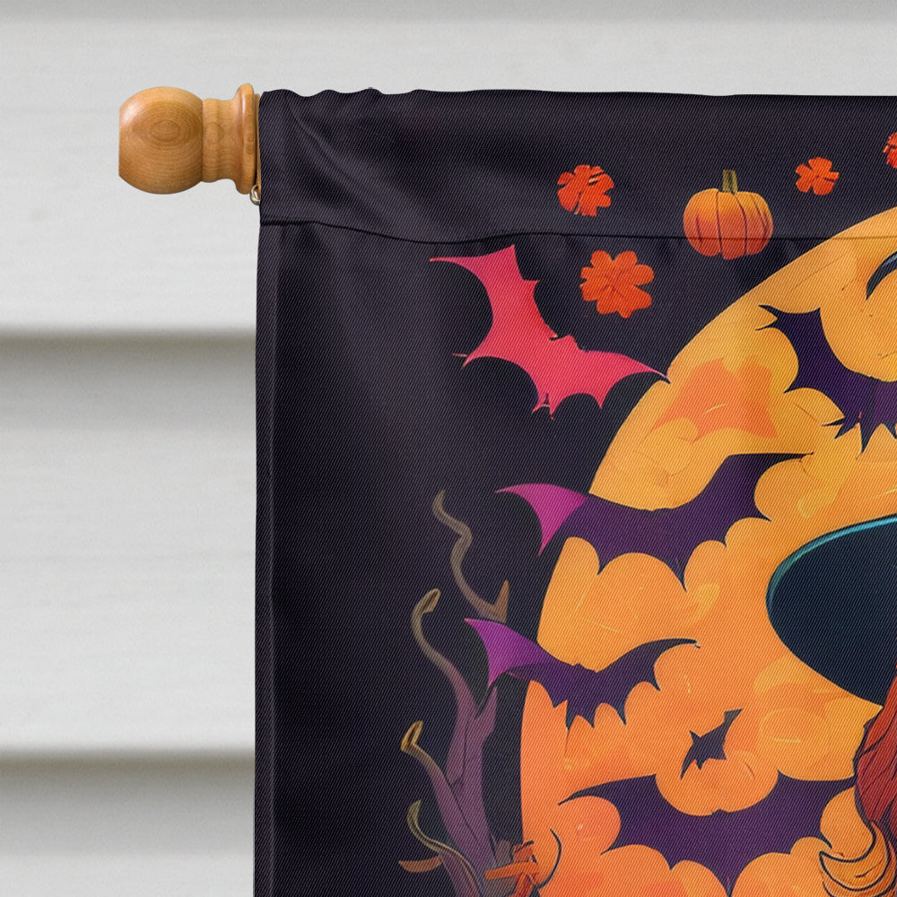 Irish Setter Witchy Halloween House Flag  the-store.com.