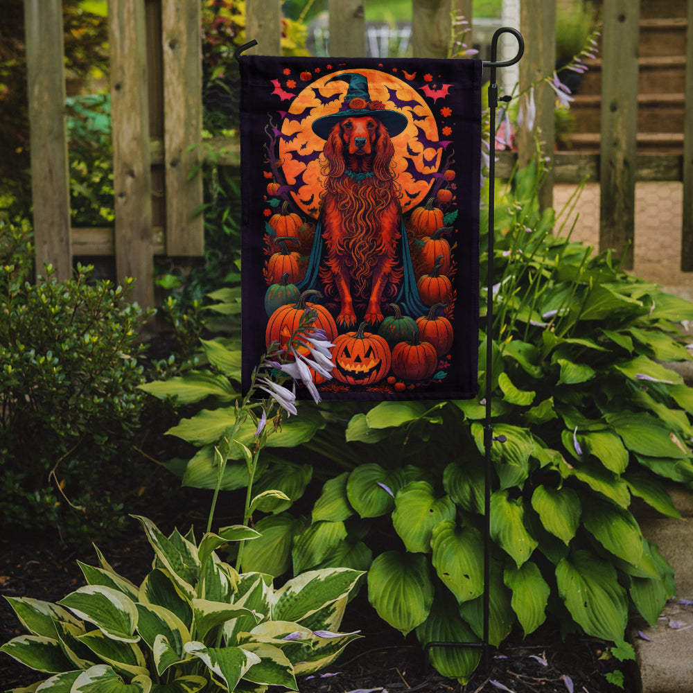 Buy this Irish Setter Witchy Halloween Garden Flag