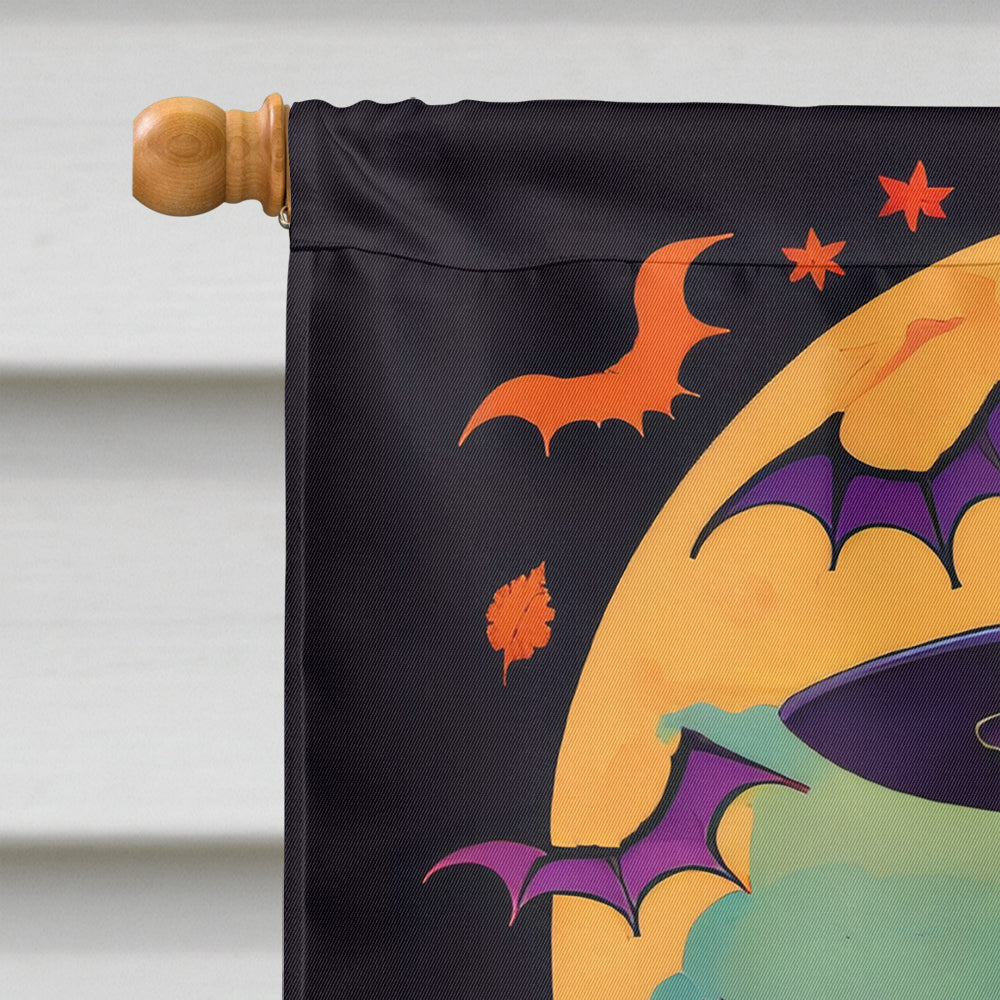 Italian Greyhound Witchy Halloween House Flag  the-store.com.