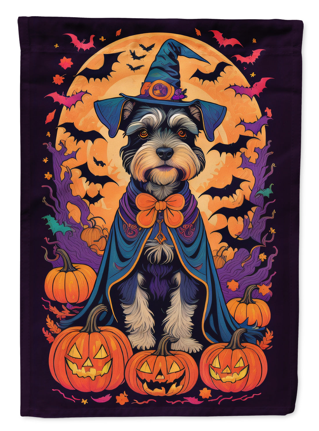 Buy this Schnauzer Witchy Halloween Garden Flag