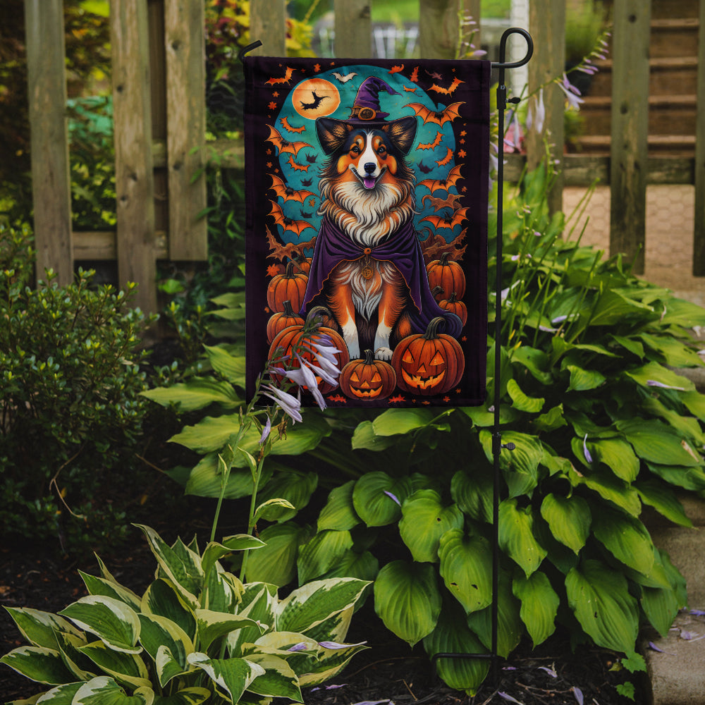 Buy this Sheltie Witchy Halloween Garden Flag