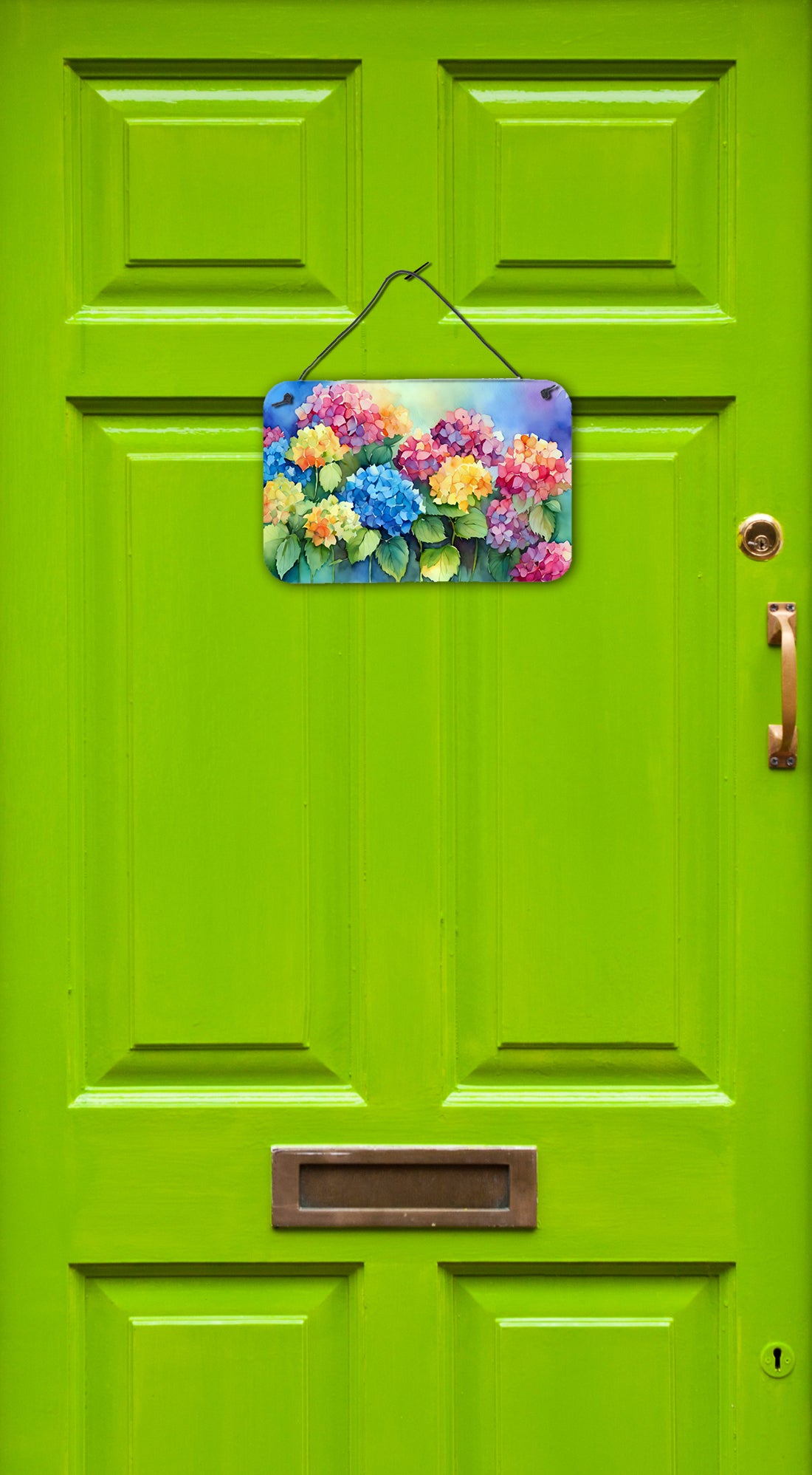 Buy this Hydrangeas in Watercolor Wall or Door Hanging Prints