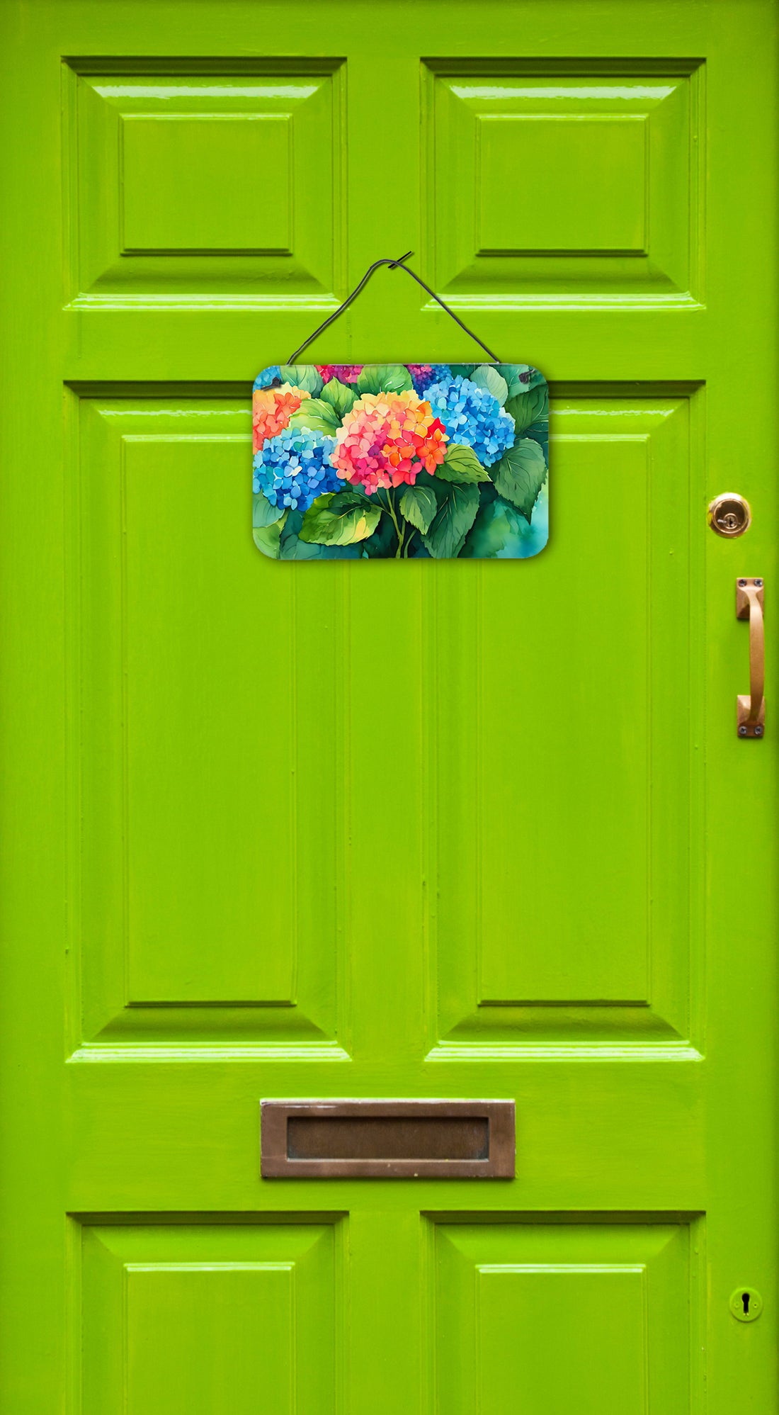 Hydrangeas in Watercolor Wall or Door Hanging Prints  the-store.com.