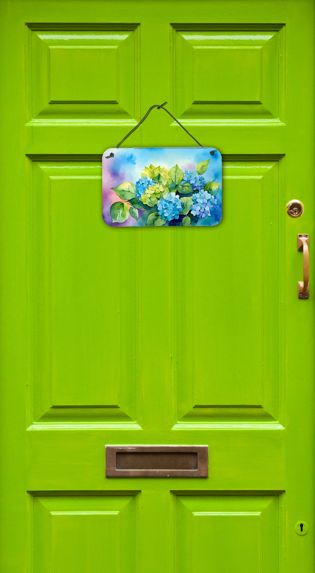 Hydrangeas in Watercolor Wall or Door Hanging Prints  the-store.com.