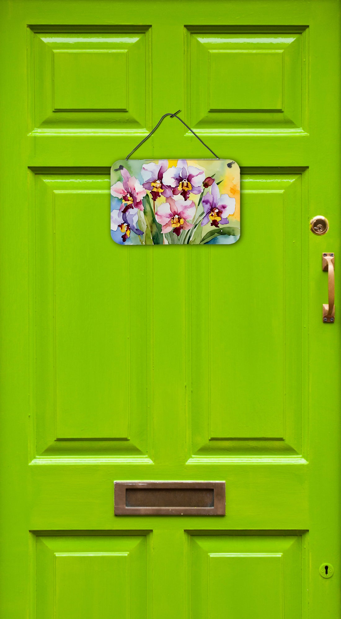Orchids in Watercolor Wall or Door Hanging Prints  the-store.com.